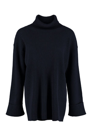 Wool and cachemire turtleneck pullover-0